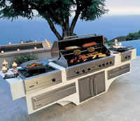 outdoor gas grill